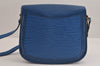 Auth Louis Vuitton Epi Saint Cloud GM Shoulder Cross Body Bag M52195 Blue 2227J