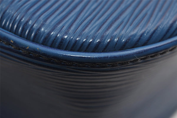 Auth Louis Vuitton Epi Saint Cloud GM Shoulder Cross Body Bag M52195 Blue 2227J