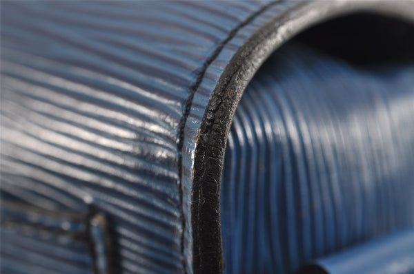 Auth Louis Vuitton Epi Saint Cloud GM Shoulder Cross Body Bag M52195 Blue 2227J