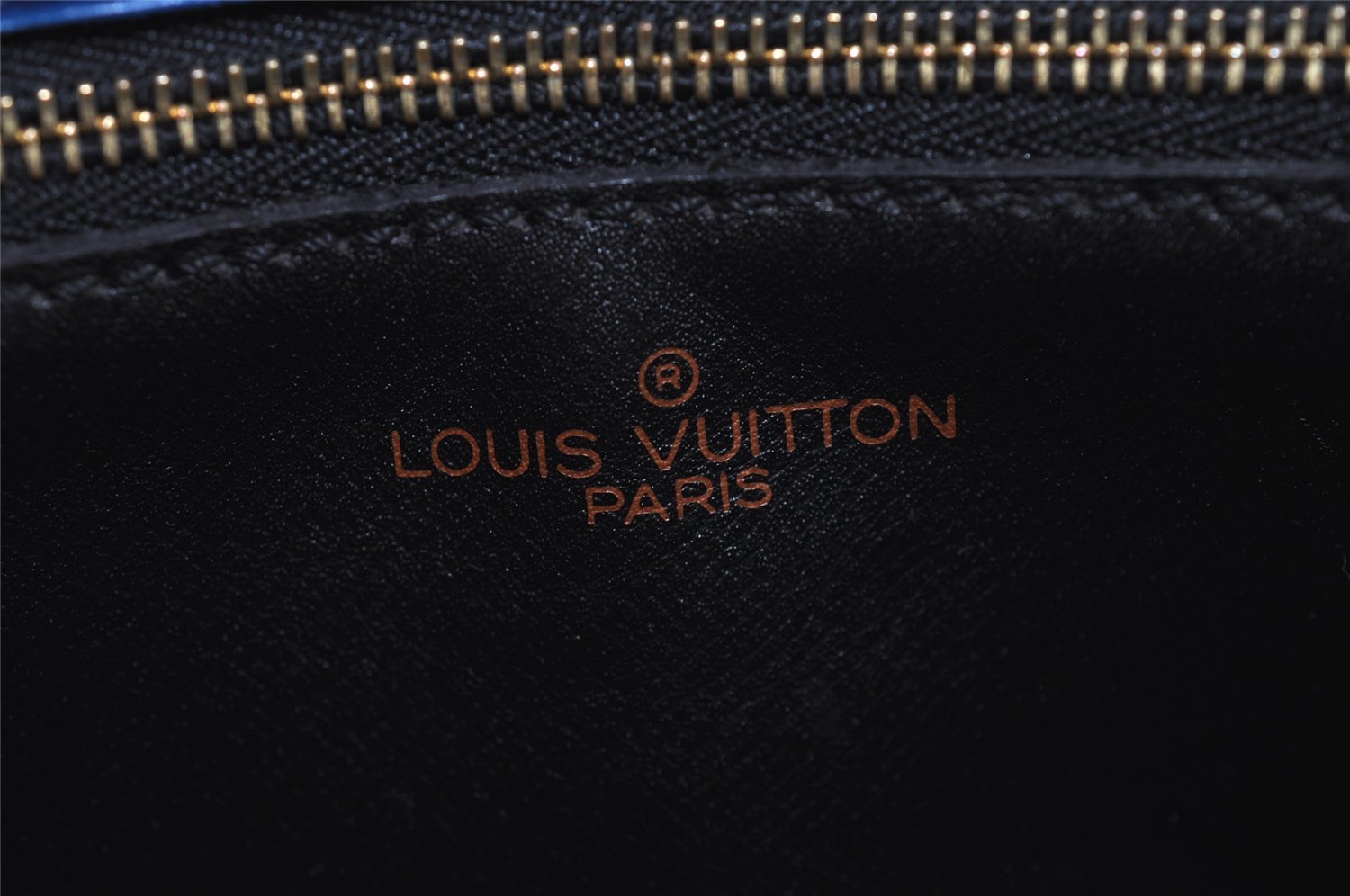 Auth Louis Vuitton Epi Saint Cloud GM Shoulder Cross Body Bag M52195 Blue 2227J