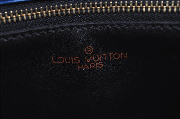 Auth Louis Vuitton Epi Saint Cloud GM Shoulder Cross Body Bag M52195 Blue 2227J