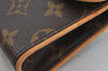 Auth Louis Vuitton Monogram Pochette Florentine Pouch Waist Bag M51855 LV 2228J