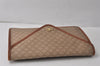 Authentic CELINE Macadam Blason Pattern Clutch Hand Bag PVC Leather Beige 2231K