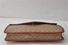 Authentic CELINE Macadam Blason Pattern Clutch Hand Bag PVC Leather Beige 2231K