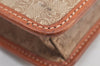 Authentic CELINE Macadam Blason Pattern Clutch Hand Bag PVC Leather Beige 2231K