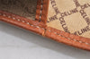 Authentic CELINE Macadam Blason Pattern Clutch Hand Bag PVC Leather Beige 2231K