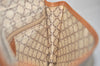 Authentic CELINE Macadam Blason Pattern Clutch Hand Bag PVC Leather Beige 2231K