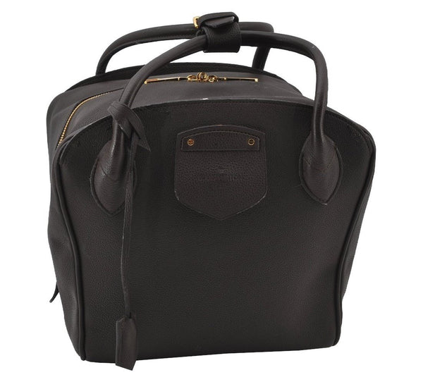 Authentic Louis Vuitton Automarokinuri Miralis Shoulder Hand Bag Brown 2232J