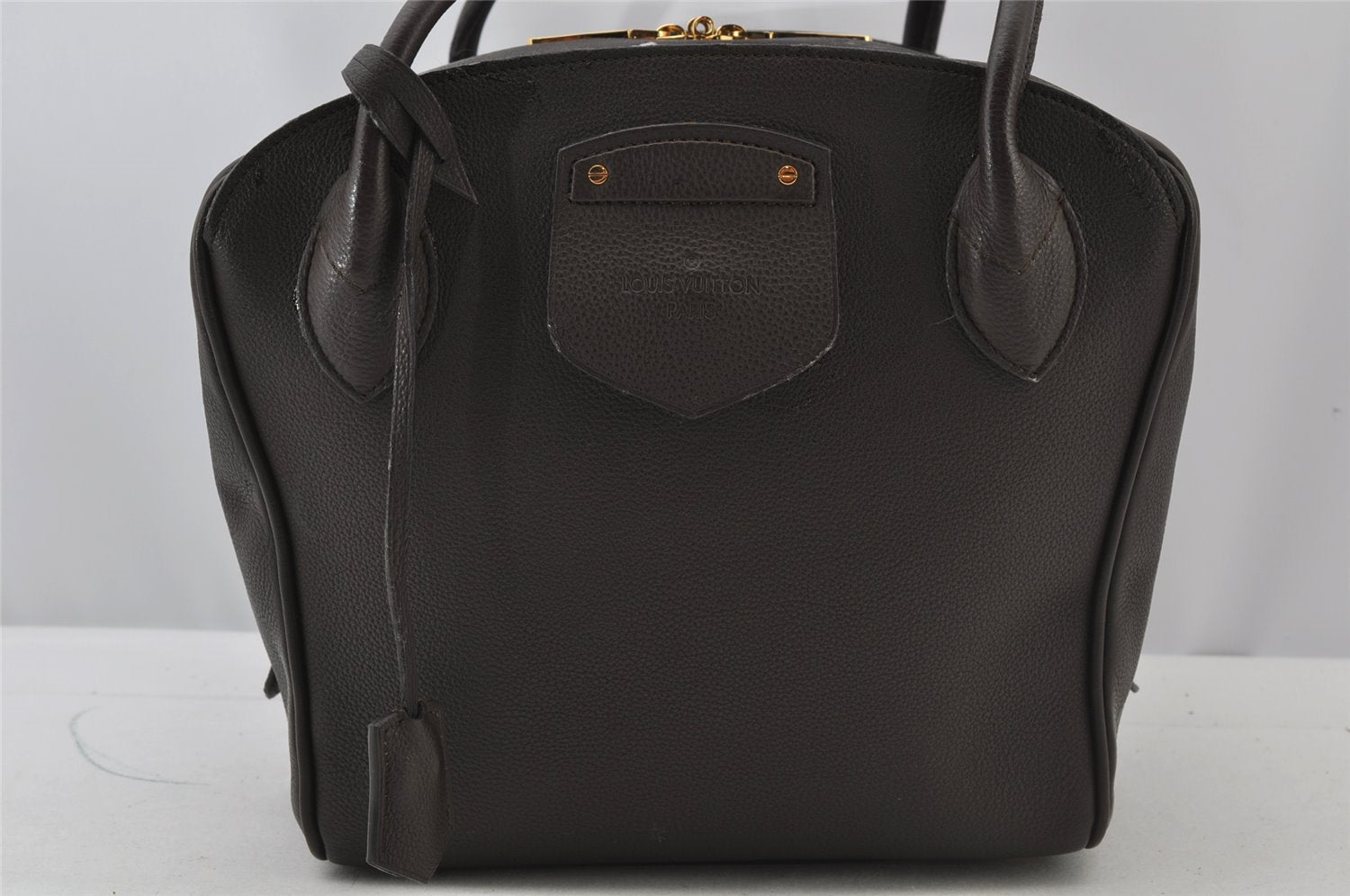 Authentic Louis Vuitton Automarokinuri Miralis Shoulder Hand Bag Brown 2232J