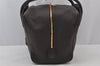 Authentic Louis Vuitton Automarokinuri Miralis Shoulder Hand Bag Brown 2232J