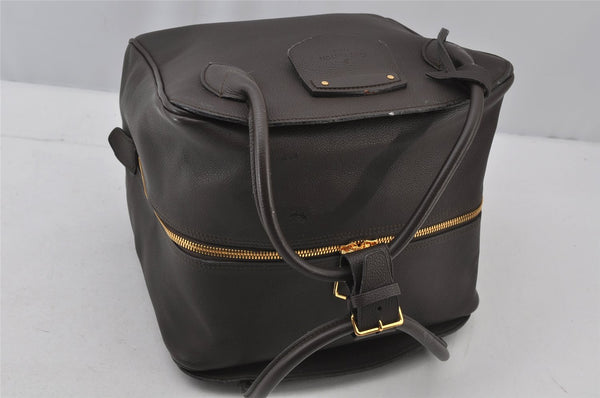 Authentic Louis Vuitton Automarokinuri Miralis Shoulder Hand Bag Brown 2232J