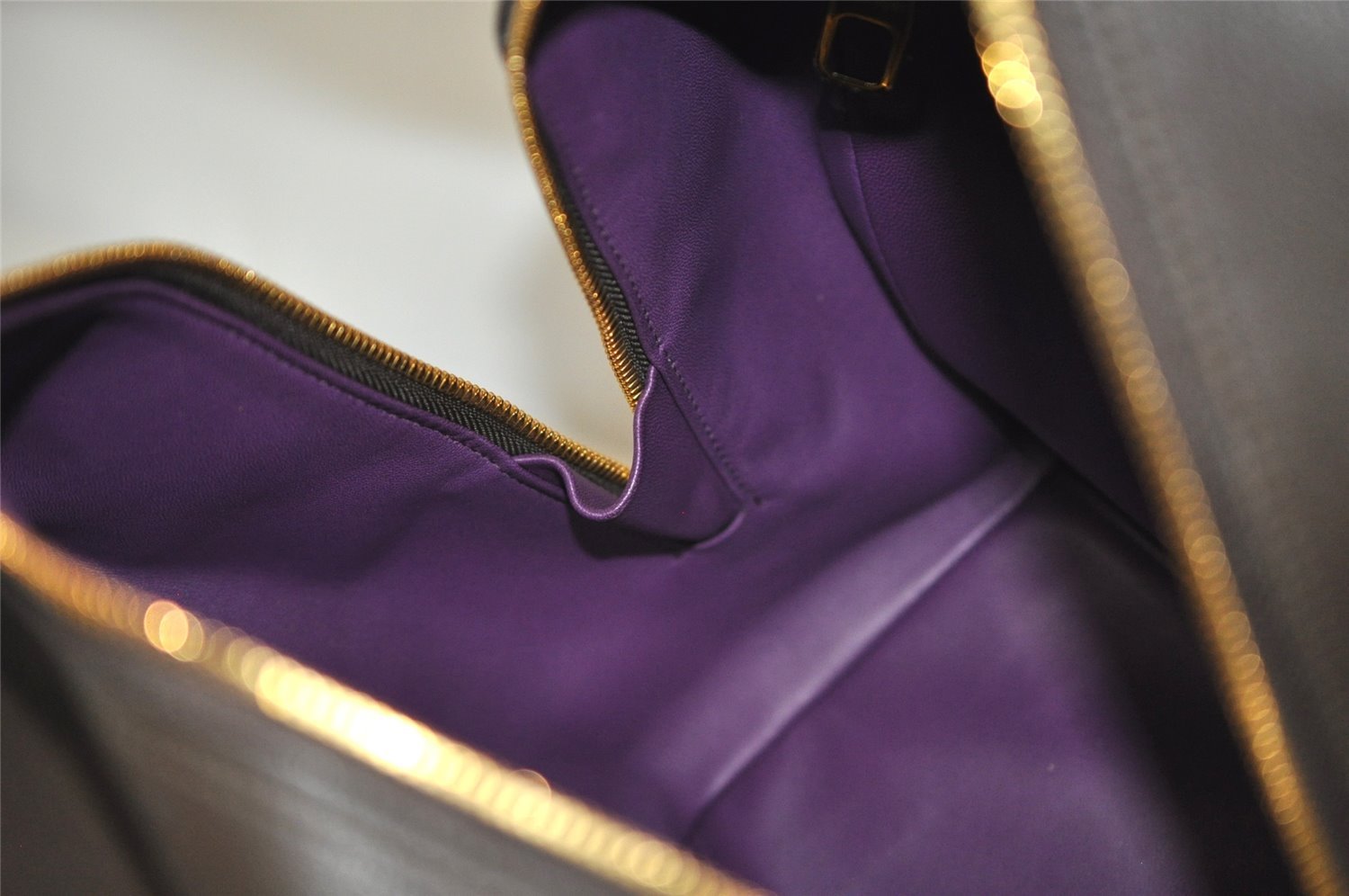 Authentic Louis Vuitton Automarokinuri Miralis Shoulder Hand Bag Brown 2232J