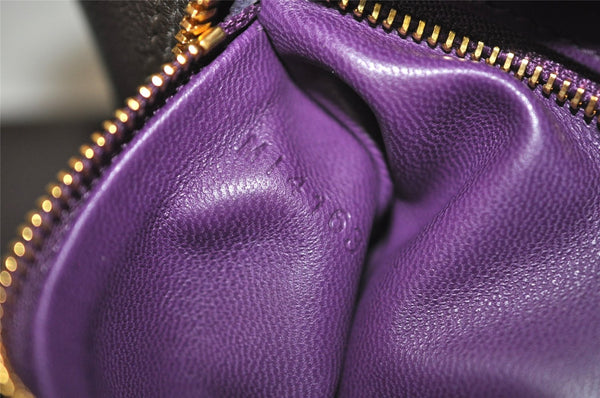 Authentic Louis Vuitton Automarokinuri Miralis Shoulder Hand Bag Brown 2232J