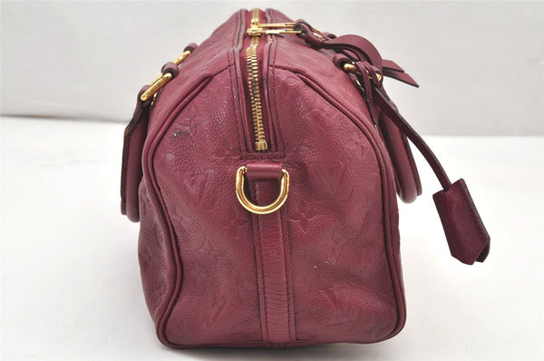 Auth Louis Vuitton Monogram Empreinte Speedy Bandouliere 25 Hand Bag LV 2233J