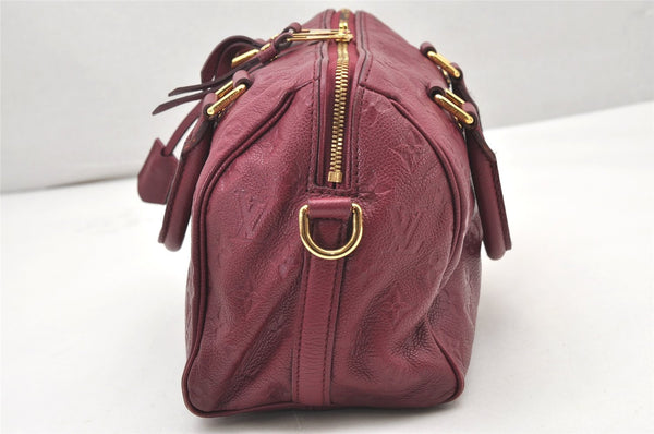 Auth Louis Vuitton Monogram Empreinte Speedy Bandouliere 25 Hand Bag LV 2233J