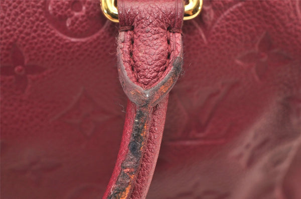 Auth Louis Vuitton Monogram Empreinte Speedy Bandouliere 25 Hand Bag LV 2233J