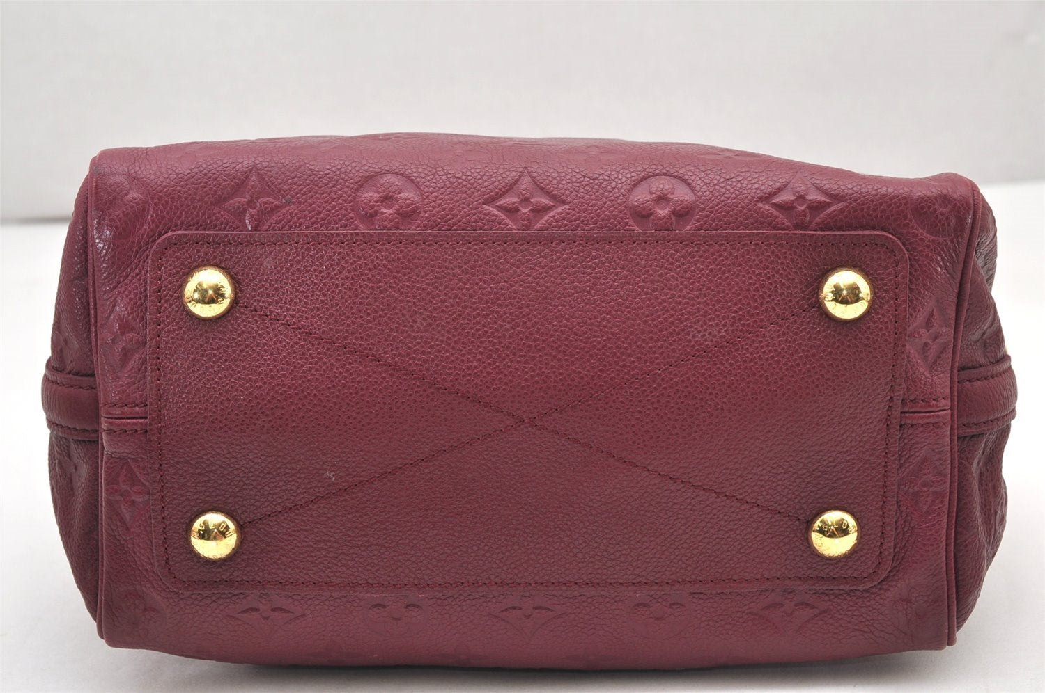 Auth Louis Vuitton Monogram Empreinte Speedy Bandouliere 25 Hand Bag LV 2233J