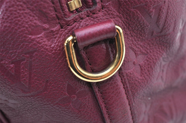 Auth Louis Vuitton Monogram Empreinte Speedy Bandouliere 25 Hand Bag LV 2233J