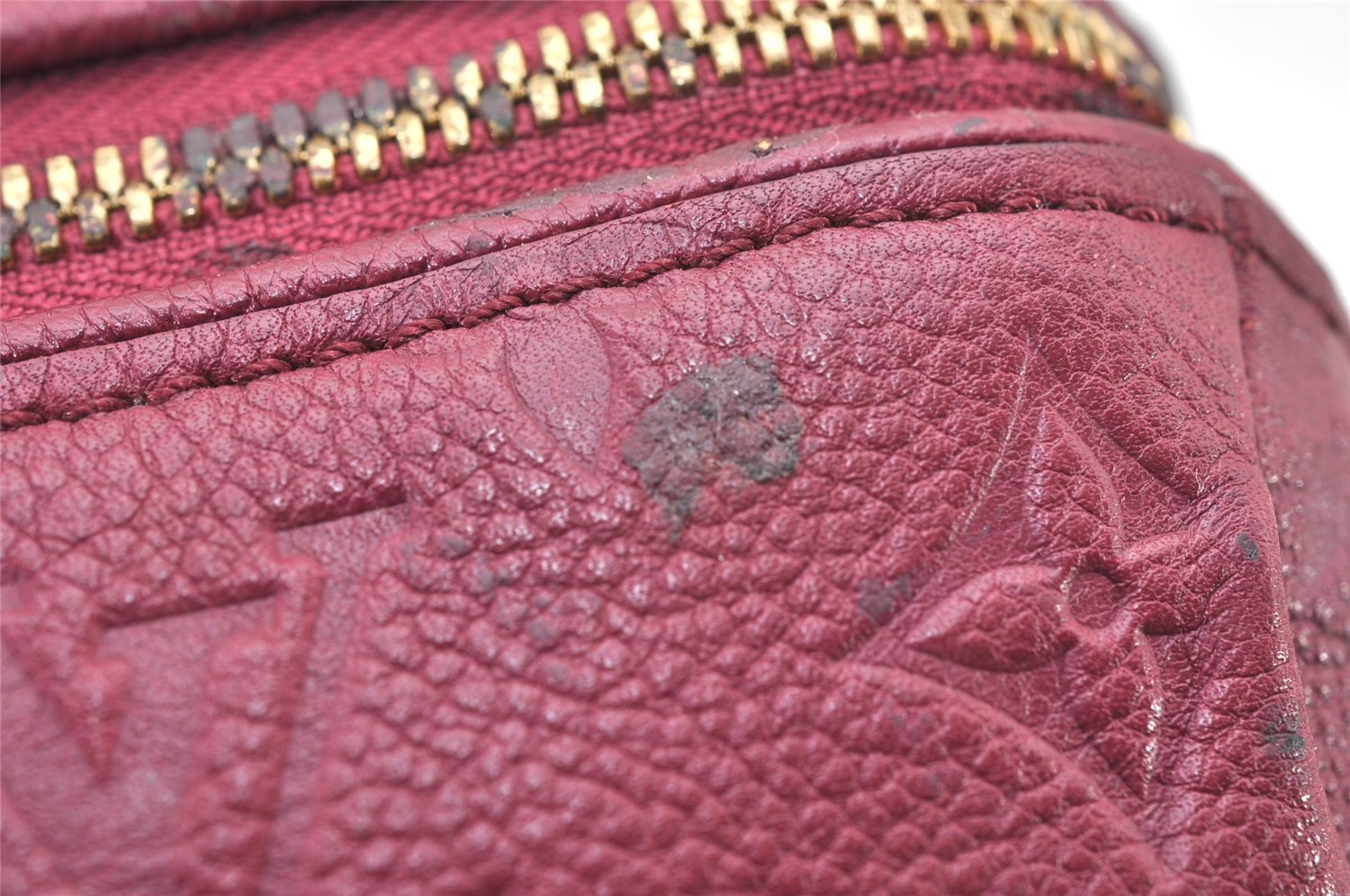 Auth Louis Vuitton Monogram Empreinte Speedy Bandouliere 25 Hand Bag LV 2233J