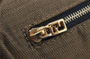 Authentic FENDI Zucca Vintage Hand Bag Purse Canvas Leather Brown Junk 2234I