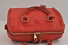 Auth Louis Vuitton Monogram Empreinte Speedy Bandouliere 25 Hand Bag Red 2234J