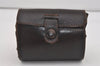 Authentic FENDI Zucca Vintage Folding Tote Hand Bag Nylon Leather Brown 2236I