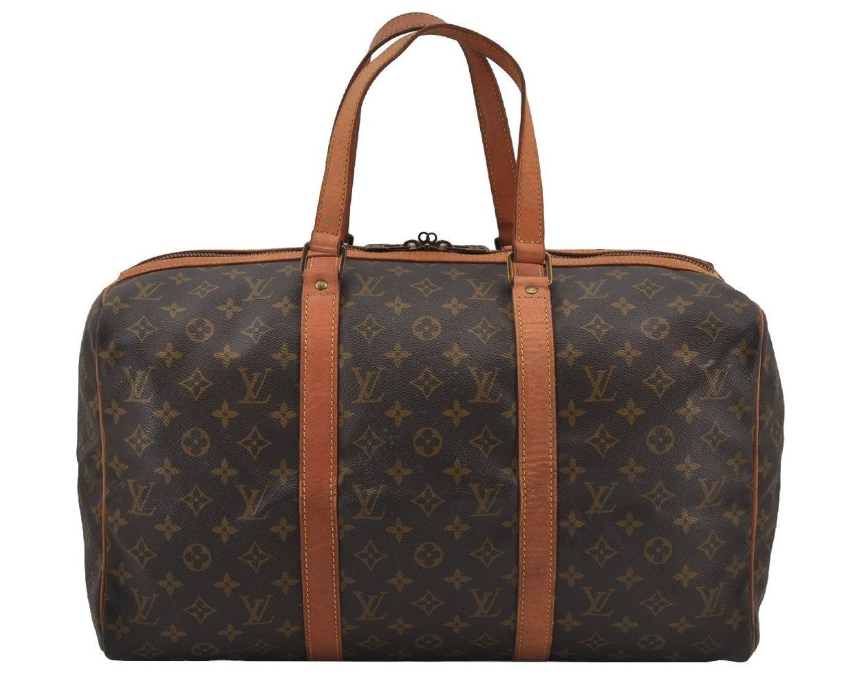 Authentic Louis Vuitton Monogram Sac Souple 45 Hand Boston Bag M41624 LV 2236J