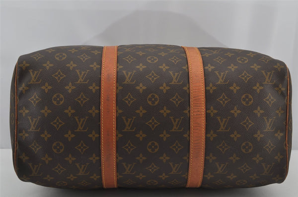 Authentic Louis Vuitton Monogram Sac Souple 45 Hand Boston Bag M41624 LV 2236J
