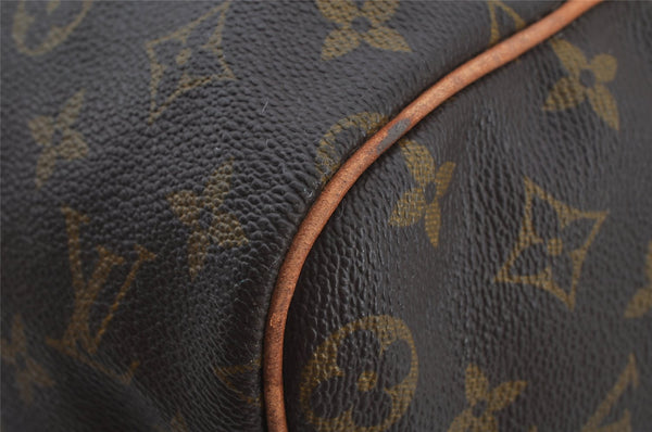 Authentic Louis Vuitton Monogram Sac Souple 45 Hand Boston Bag M41624 LV 2236J