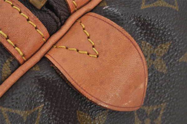 Authentic Louis Vuitton Monogram Sac Souple 45 Hand Boston Bag M41624 LV 2236J