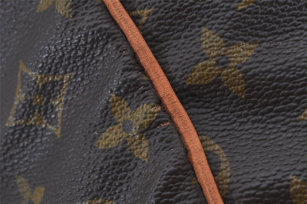 Authentic Louis Vuitton Monogram Sac Souple 45 Hand Boston Bag M41624 LV 2236J