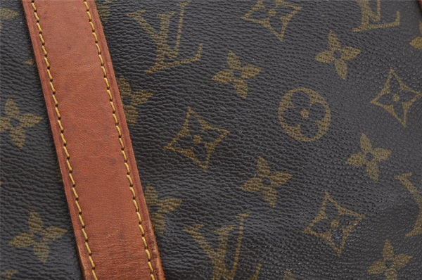 Authentic Louis Vuitton Monogram Sac Souple 45 Hand Boston Bag M41624 LV 2236J