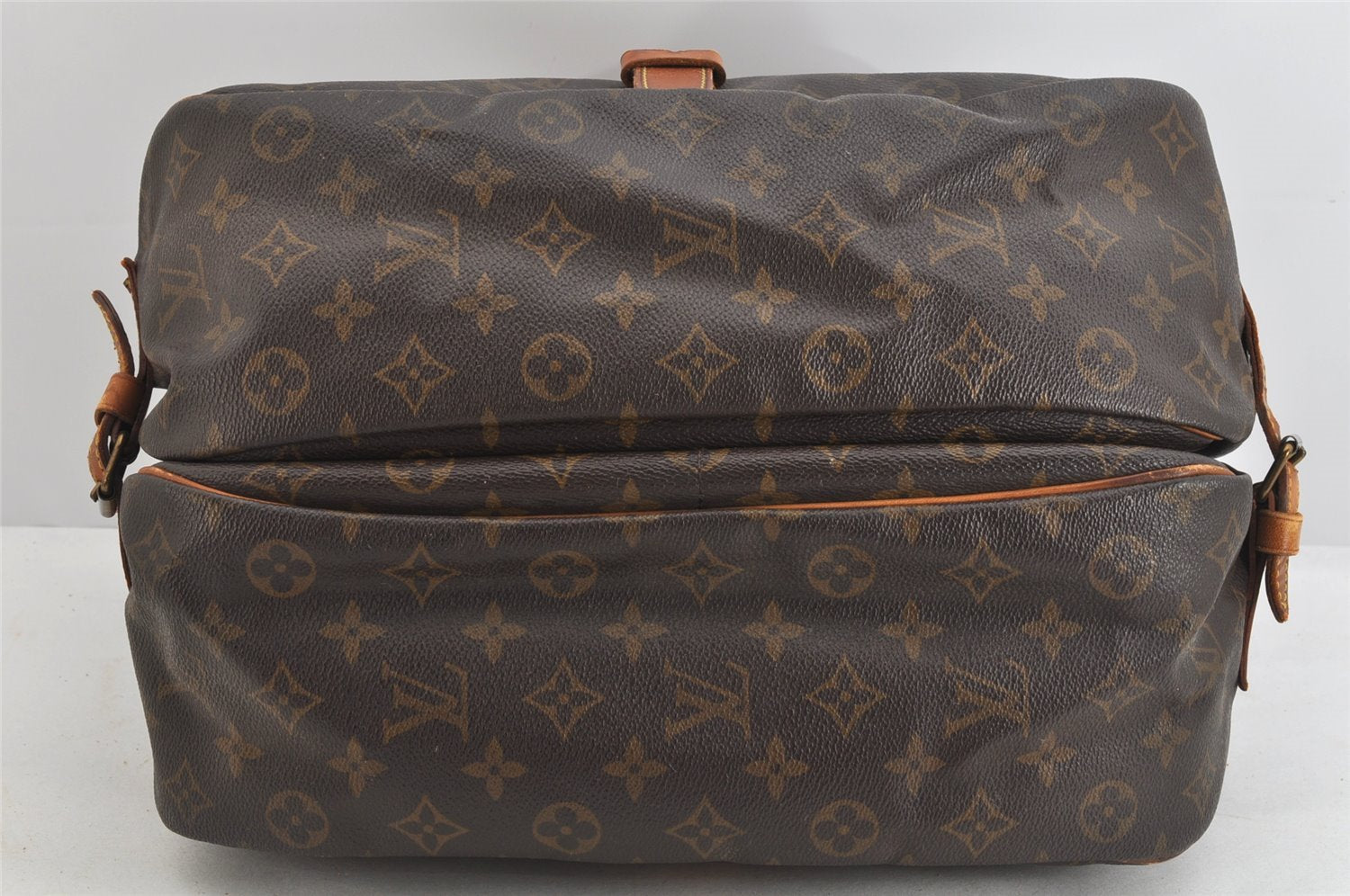 Authentic Louis Vuitton Monogram Saumur 35 Shoulder Cross Bag M42254 LV 2237K