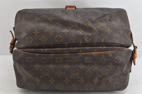 Authentic Louis Vuitton Monogram Saumur 35 Shoulder Cross Bag M42254 LV 2237K
