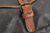 Authentic Louis Vuitton Monogram Saumur 35 Shoulder Cross Bag M42254 LV 2237K