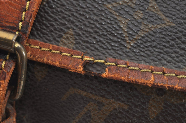 Authentic Louis Vuitton Monogram Saumur 35 Shoulder Cross Bag M42254 LV 2237K