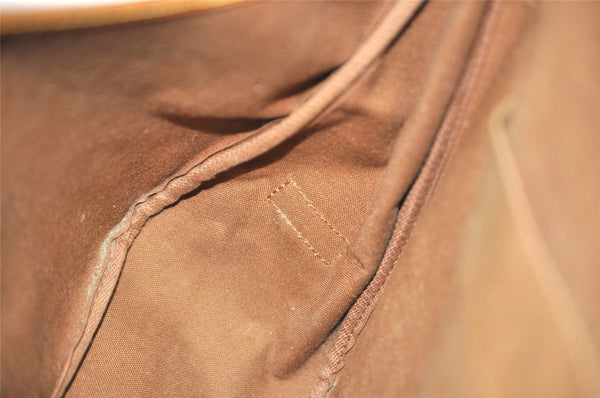 Authentic Louis Vuitton Monogram Saumur 35 Shoulder Cross Bag M42254 LV 2237K