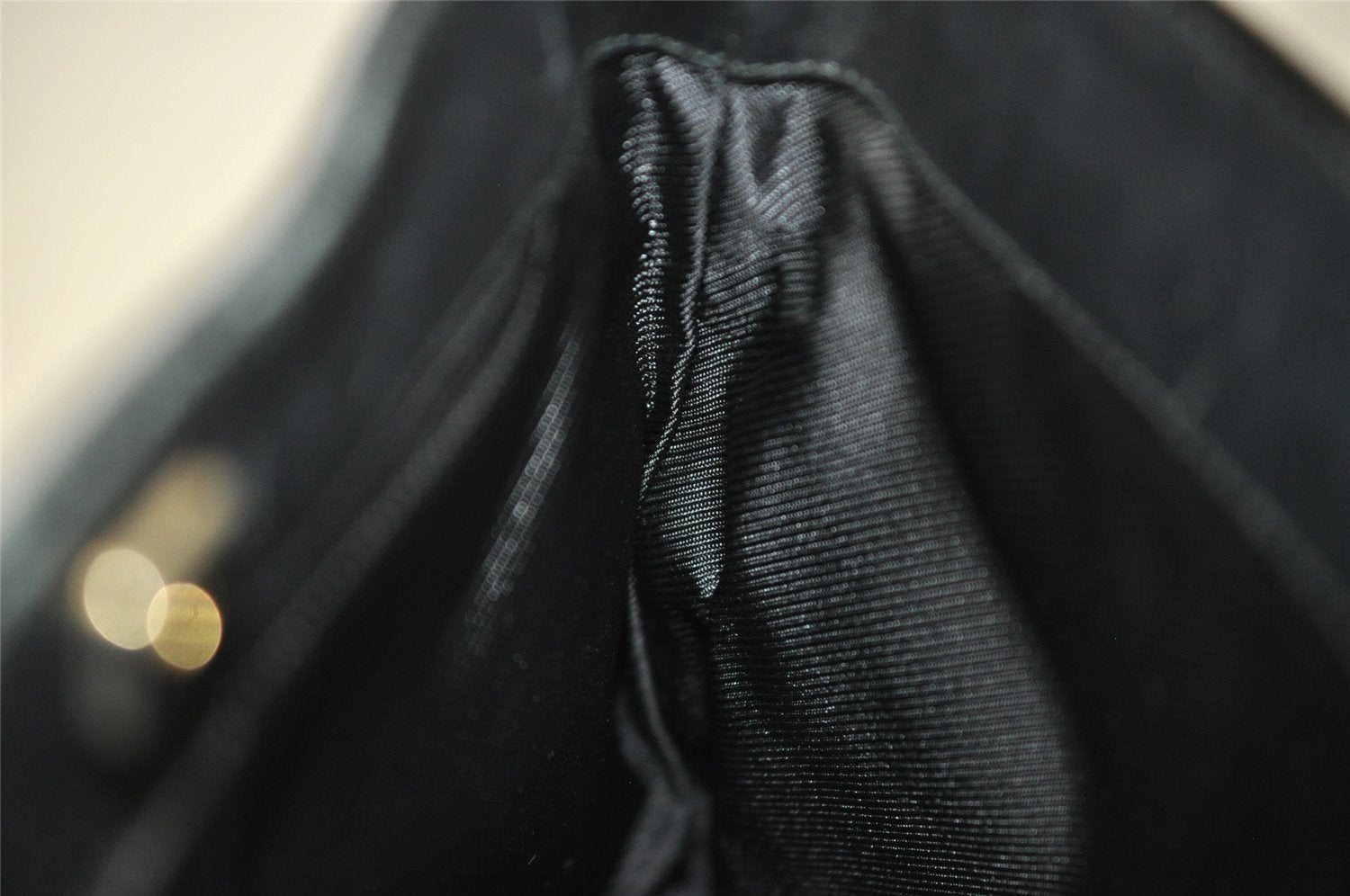 Authentic GUCCI Shoulder Hand Bag Purse GG Canvas Leather 0014231 Black 2239I