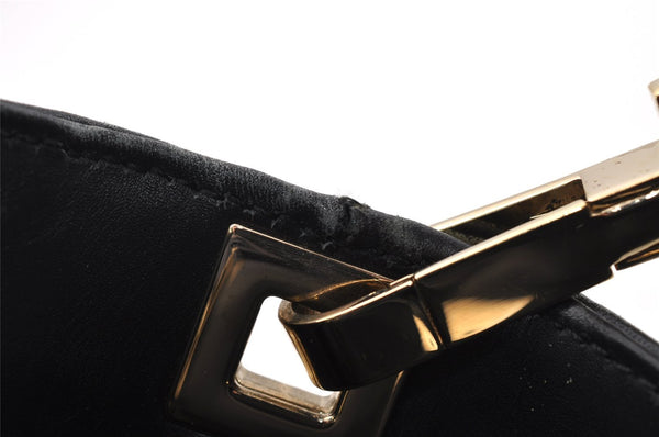 Authentic GUCCI Shoulder Hand Bag Purse GG Canvas Leather 0014231 Black 2239I