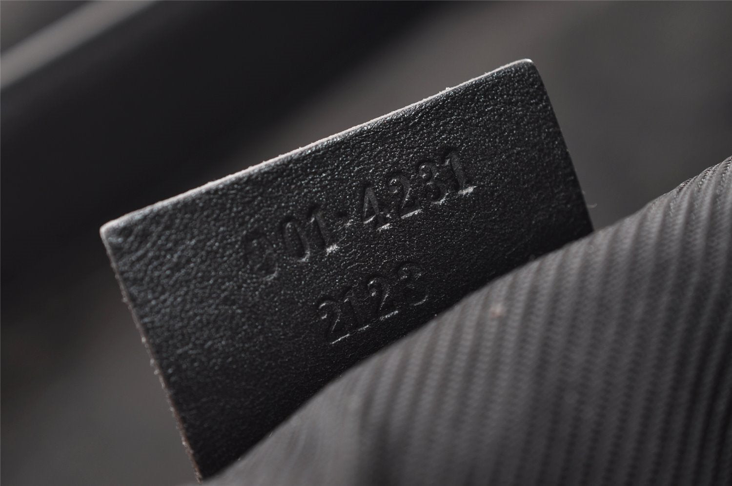 Authentic GUCCI Shoulder Hand Bag Purse GG Canvas Leather 0014231 Black 2239I