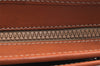Authentic CELINE Macadam Blason Pattern Clutch Hand Bag PVC Leather Beige 2241K