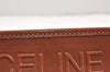 Authentic CELINE Macadam Blason Pattern Clutch Hand Bag PVC Leather Beige 2241K