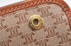 Authentic CELINE Macadam Blason Pattern Clutch Hand Bag PVC Leather Beige 2241K