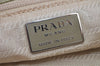 Authentic PRADA TESSUTO CITY Vintage Nylon Shoulder Hand Bag B6242 Beige 2242I