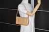 Authentic Louis Vuitton Vernis Mallory Square Shoulder Bag Beige M91197 LV 2242J