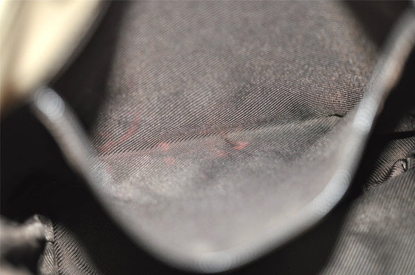 Authentic GUCCI Vintage Shoulder Tote Bag GG Canvas Leather 31244 Beige 2245I