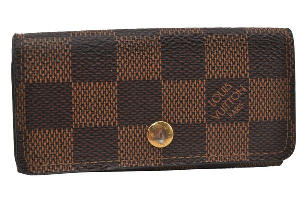 Authentic Louis Vuitton Damier Multicles 4 Key Case Holder N62631 LV 2246J