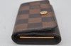 Authentic Louis Vuitton Damier Multicles 4 Key Case Holder N62631 LV 2246J