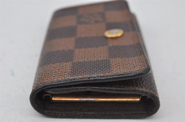 Authentic Louis Vuitton Damier Multicles 4 Key Case Holder N62631 LV 2246J