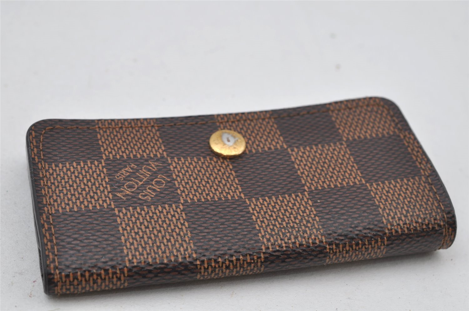 Authentic Louis Vuitton Damier Multicles 4 Key Case Holder N62631 LV 2246J